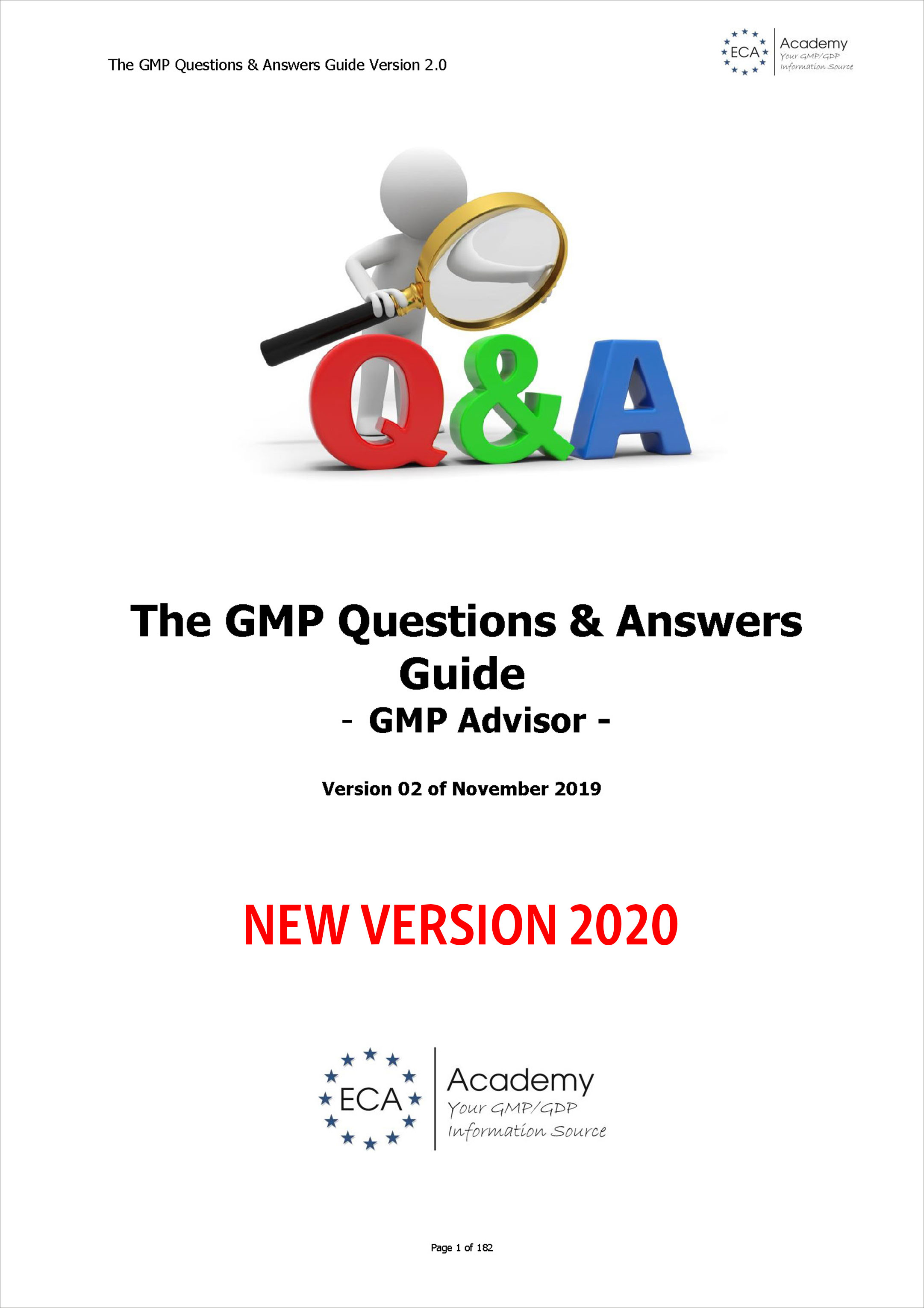 GMP Question and Answer Guide ECA Academy
