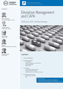 Deviation Management and CAPA