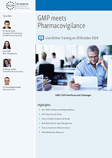 GMP meets Pharmacovigilance - Live Online Training