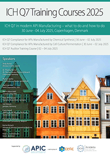 ICH Q7 Compliance for APIs Manufactured by Chemical Synthesis