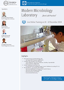 Modern Microbiology Laboratory - Live Online Training