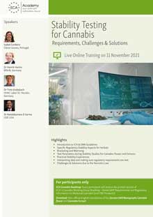 Stability Testing for Cannabis – Requirements, Challenges & Solutions - Live Online