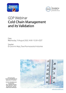 Webinar: Cold Chain Management and its Validation