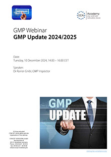 GMP Update 2024/2025 - Live Webinar