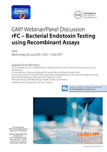 Webinar: rFC – Bacterial Endotoxin Testing using Recombinant Assays